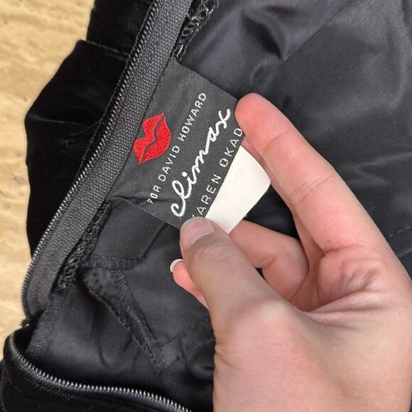 Vintage MIDI Mermaid Tulle Bottom Velvet Base Sequins - Picture 3 of 11